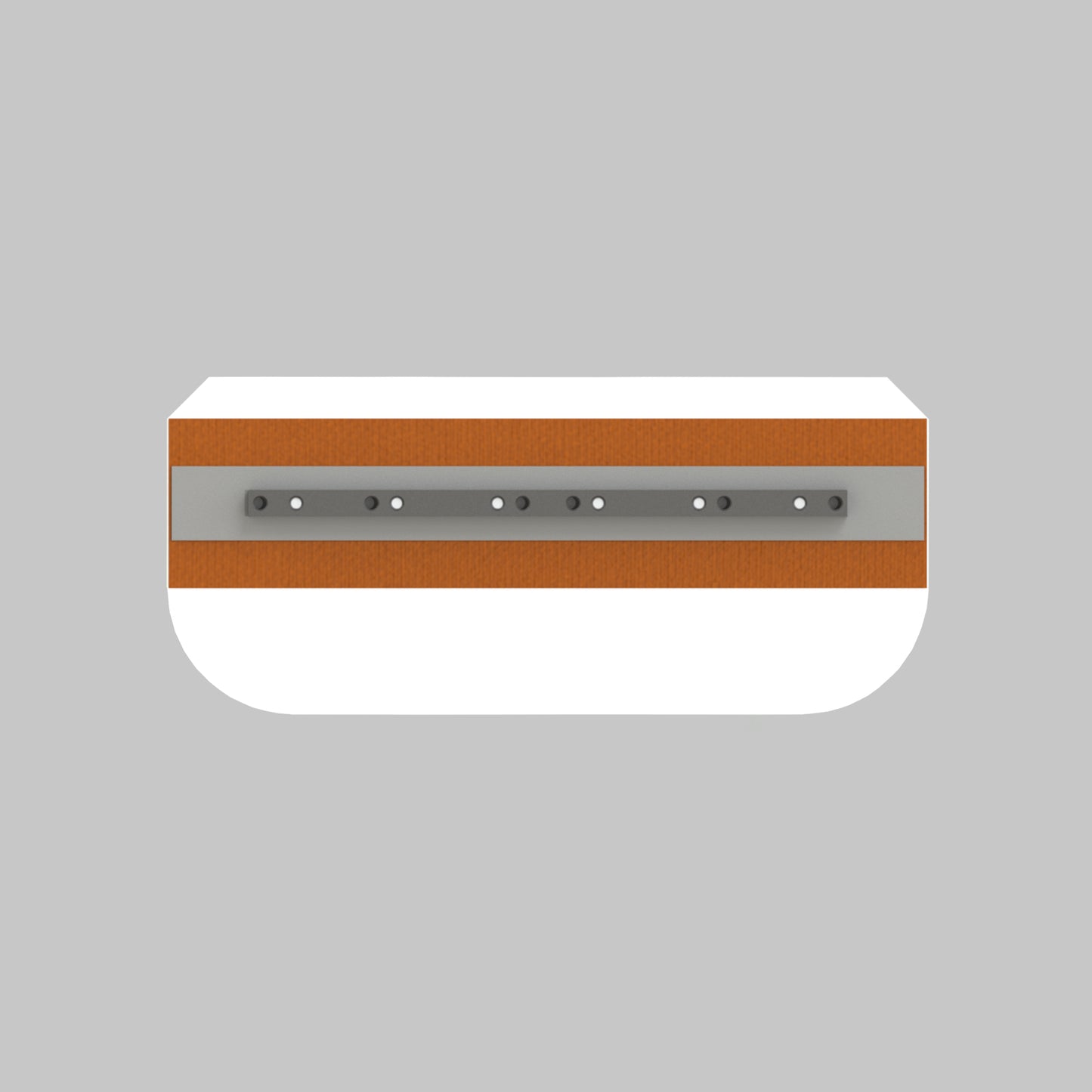 PHENOLIC REINFORCED P. PLASTIC COMBO BLADE 8" X 14 (CO814375PRP)