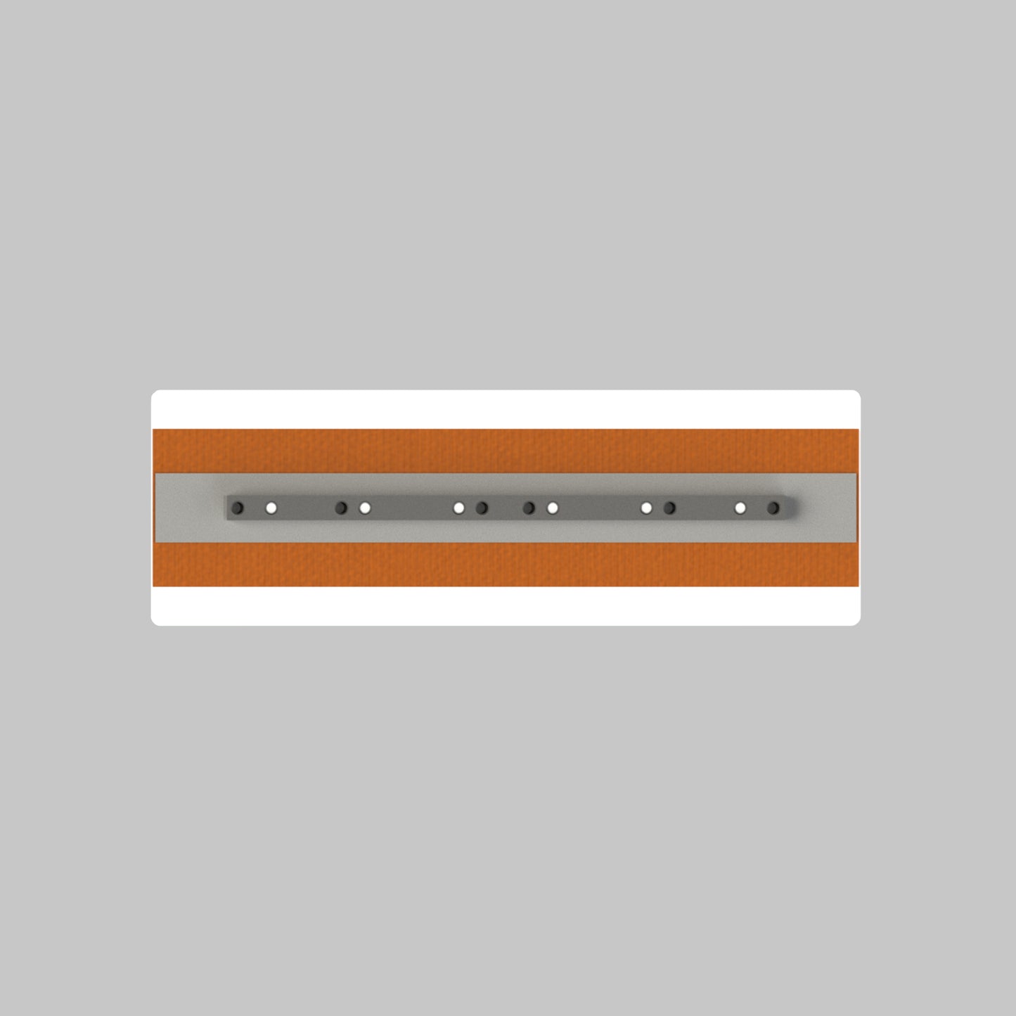 PHENOLIC REINFORCED P. PLASTIC FINISH BLADE 6" X 18" X 0.500" (TR618500PRP)