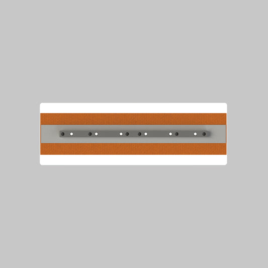 PHENOLIC REINFORCED P. PLASTIC FINISH BLADE 6" X 18" X 0.500" (TR618500PRP)